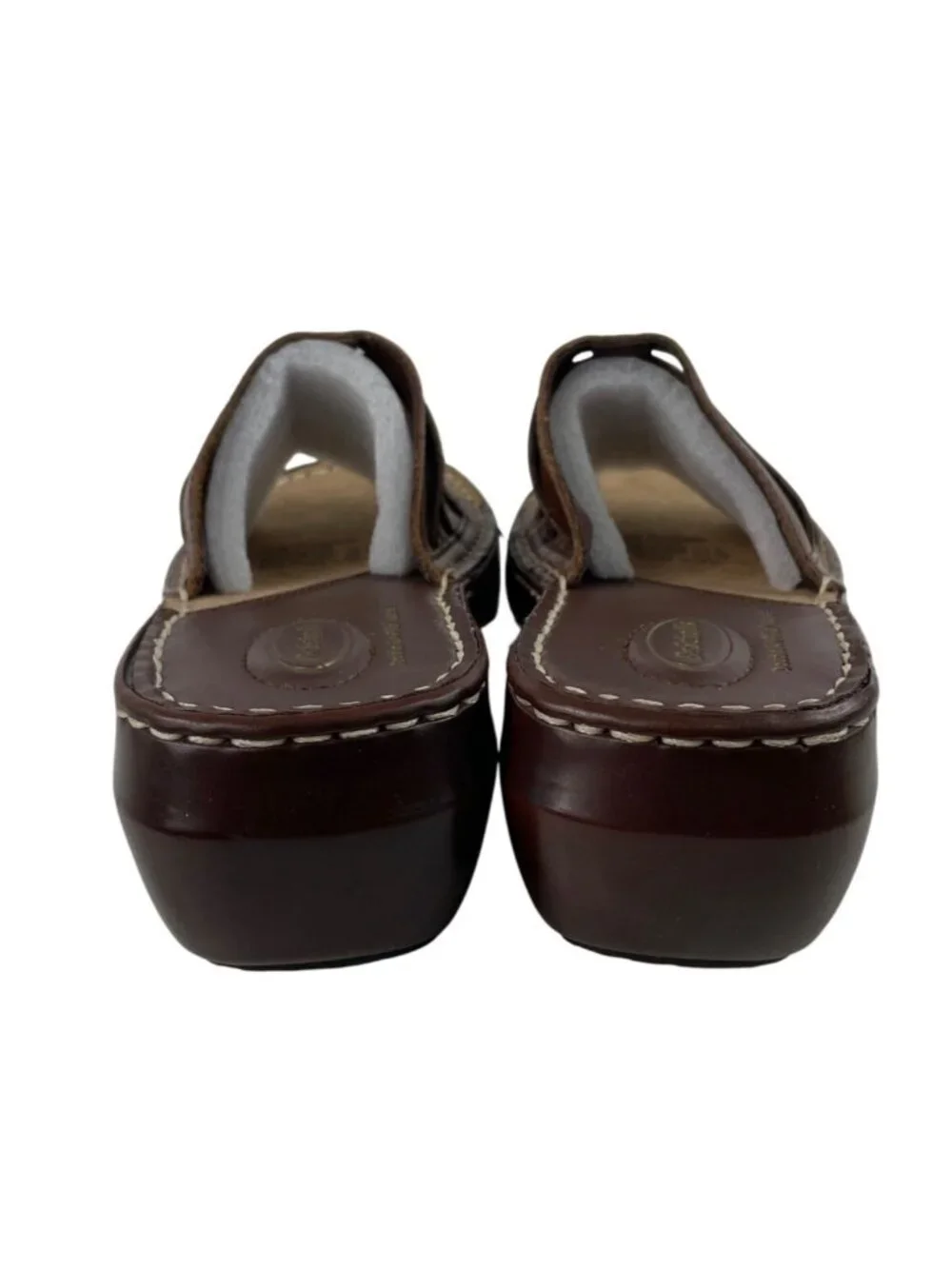 Dr Scholl’s Women’s Shoes Brown Leather Reba II Comfort Sandals Size 8 - Picture 6 of 11
